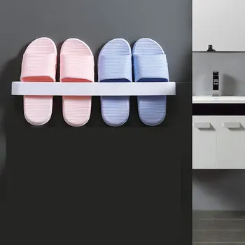 2pcs Wall Mounted Shoes Rack Punch-free Shelf Shoe Organizer Display Shelves Shoe Holder Bathroom Slippers Rack Organizer
2pcs Wall Mounted Shoes Rack Punch-free Shelf Shoe Organizer Display Shelves Shoe Holder Bathroom Slippers Rack Organizer