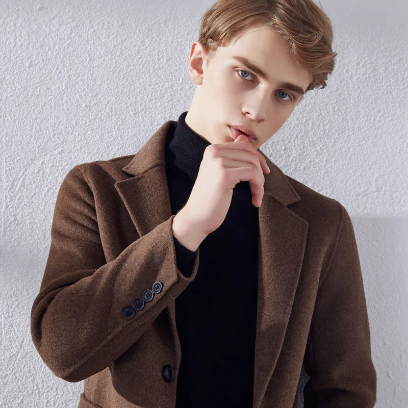 100% Wool Blends Coat for Man Clothes Winter Autumn New Fashion VNeck Regular Overcoat Men Clothes Free Shipping
100% Wool Blends Coat for Man Clothes Winter Autumn New Fashion VNeck Regular Overcoat Men Clothes Free Shipping