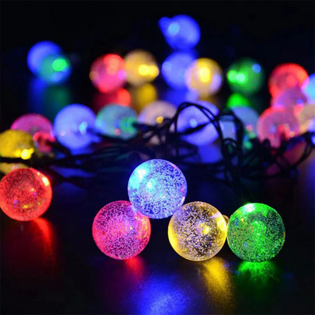 LED Bubble Ball Solar-powered String Lights Courtyard Outdoor Decorative String Lights Waterproof Christmas Decorative Bedroom S
LED Bubble Ball Solar-powered String Lights Courtyard Outdoor Decorative String Lights Waterproof Christmas Decorative Bedroom S
