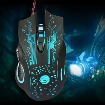 5500dpi 6-button Led USB Optical Wired Gaming Mouse For Pro Gamer 7 Colorful Cool High Accuracy Game Mouse
5500dpi 6-button Led USB Optical Wired Gaming Mouse For Pro Gamer 7 Colorful Cool High Accuracy Game Mouse