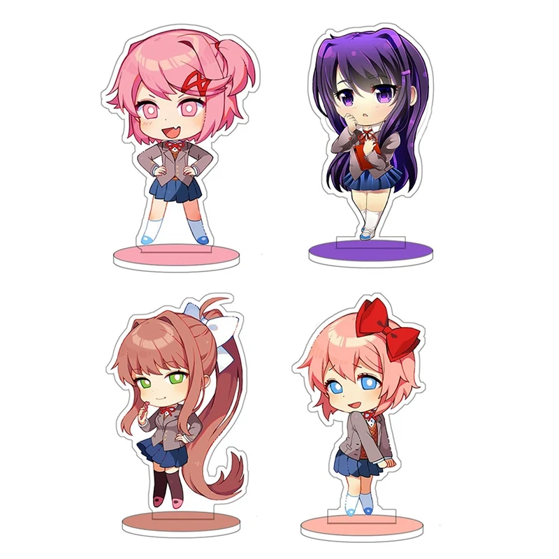 Doki Doki Literature Club Acrylic Toy Figure Double Side Keychain Keyring Stand Toy Collection Model Home Decoration ornament
Doki Doki Literature Club Acrylic Toy Figure Double Side Keychain Keyring Stand Toy Collection Model Home Decoration ornament