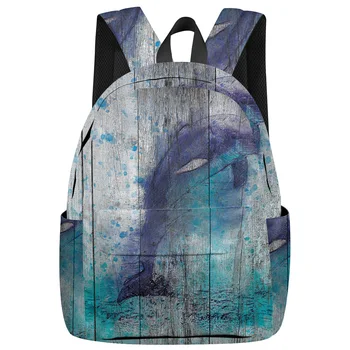 Wood Background Watercolor Style Happy Swim Dolphin Backpack Interior Key Chain Holder Luxury Backpack Arcuate Shoulder Strap
Wood Background Watercolor Style Happy Swim Dolphin Backpack Interior Key Chain Holder Luxury Backpack Arcuate Shoulder Strap