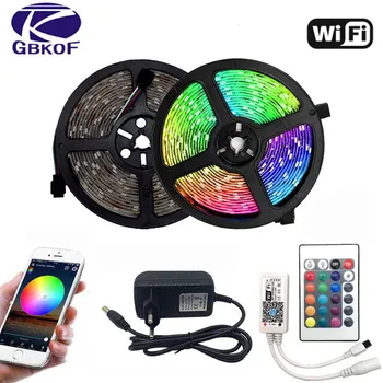 RGB LED Strip 5m 10m 15m Waterproof Led Neon Light 2835 5050 DC12V 30Leds/M Flexible Lighting Ribbon Tape Controller Adapter Set
RGB LED Strip 5m 10m 15m Waterproof Led Neon Light 2835 5050 DC12V 30Leds/M Flexible Lighting Ribbon Tape Controller Adapter Set