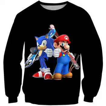 Autumn 3d baby boys clothes Sonic the Hedgehog Sweatshirt Mario Bro Children black coat Long Sleeve Pullover Cartoon Tracksuit 
Autumn 3d baby boys clothes Sonic the Hedgehog Sweatshirt Mario Bro Children black coat Long Sleeve Pullover Cartoon Tracksuit