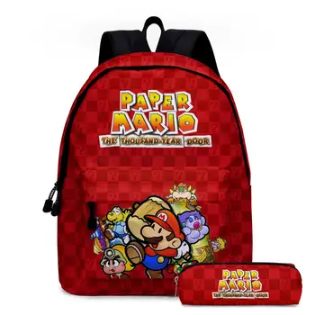 New 2pcs Fashion Backpacks Rucksacks Cartoon Mario School Backpack Casual Student Mochila Travel Knapsack Unisex
New 2pcs Fashion Backpacks Rucksacks Cartoon Mario School Backpack Casual Student Mochila Travel Knapsack Unisex