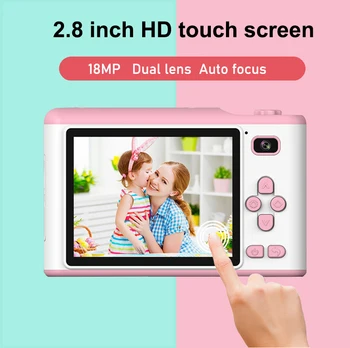 Kids Camera Mini Children Portable Photo Video Digital Camera 2.8in Full HD Touch Screen Child Camera For Kids 18MP Dual Lens
Kids Camera Mini Children Portable Photo Video Digital Camera 2.8in Full HD Touch Screen Child Camera For Kids 18MP Dual Lens