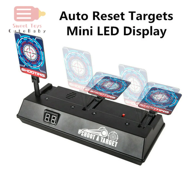 For Nerf Toy Electric Target High Precision Auto Reset Scoring Gun Target Sound Light Shooting Game Outdoor Sports Toys Dropship
For Nerf Toy Electric Target High Precision Auto Reset Scoring Gun Target Sound Light Shooting Game Outdoor Sports Toys Dropship