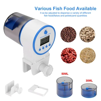 Smart Fully Automatic Feeder Aquarium Digital Fish Tank Electrical Plastic Timer Feeder Food Feeding Portable Fish Feeder Tool
Smart Fully Automatic Feeder Aquarium Digital Fish Tank Electrical Plastic Timer Feeder Food Feeding Portable Fish Feeder Tool