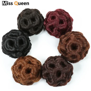 MISS QUEEN synthetic women short hair buns women's hair donuts donuts high temperature silk hair rings black brown dark brown
MISS QUEEN synthetic women short hair buns women's hair donuts donuts high temperature silk hair rings black brown dark brown
