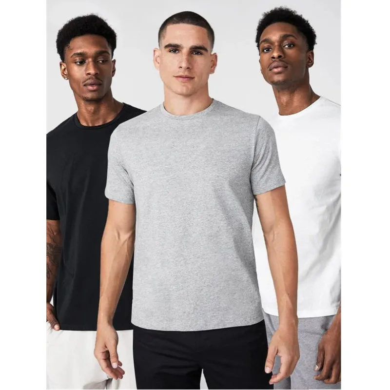 2021 100%Cotton 3 Pieces Pcs Promoting Short Sleeve T-shirt Mens Brand Clothing Summer Solid t shirt Male Casual Hip Hop Tees
2021 100%Cotton 3 Pieces Pcs Promoting Short Sleeve T-shirt Mens Brand Clothing Summer Solid t shirt Male Casual Hip Hop Tees