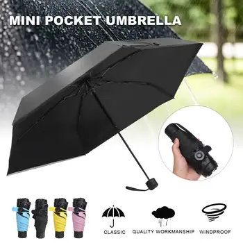 Mini Alloy Strong Frame Umbrella Pocket Portable Folding Windproof Sunshade Rainy Parasols Men Women Compact Rain Umbrella
Mini Alloy Strong Frame Umbrella Pocket Portable Folding Windproof Sunshade Rainy Parasols Men Women Compact Rain Umbrella