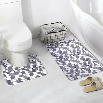 2pcs/set Stone Non Slip Bathroom Mat Set Flannel Anti-Slip Kitchen Bath Mat Carpet Bathroom Toliet Rug Washable Tapete Banheiro
2pcs/set Stone Non Slip Bathroom Mat Set Flannel Anti-Slip Kitchen Bath Mat Carpet Bathroom Toliet Rug Washable Tapete Banheiro