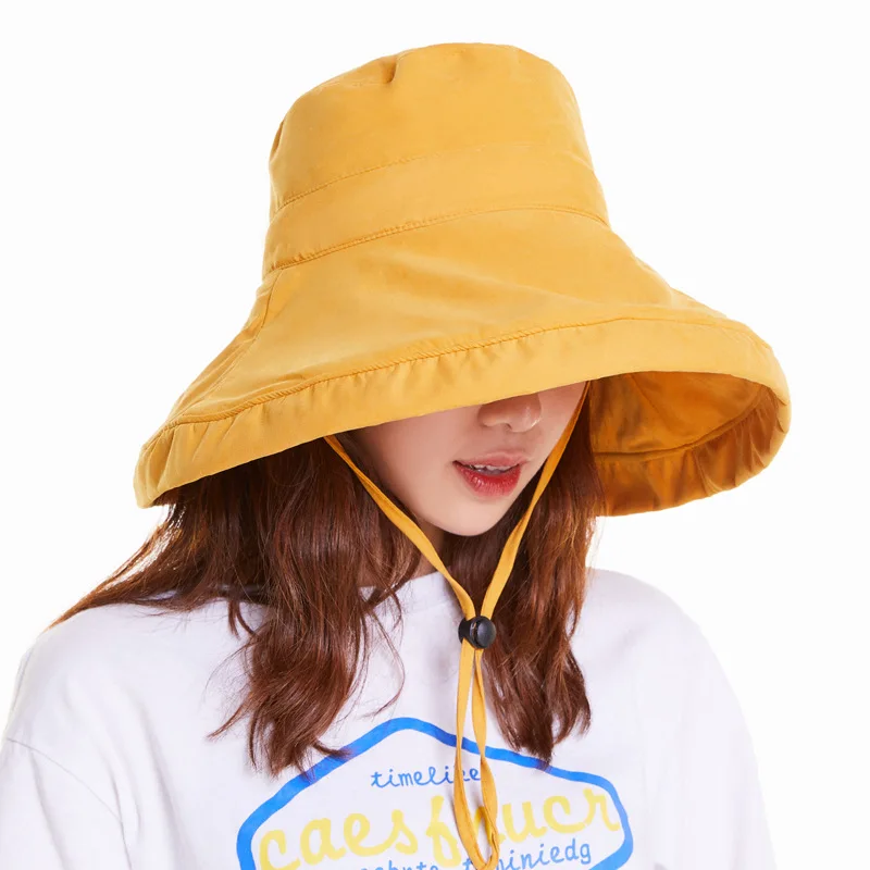 Spring And Autumn Japanese-style Sun-resistant Folding Diablement Fort Cap Topee Summer Crimping Large Brimmed Women's Bucket Ha
Spring And Autumn Japanese-style Sun-resistant Folding Diablement Fort Cap Topee Summer Crimping Large Brimmed Women's Bucket Ha