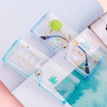 Cute Transparent PVC Glasses Case Travel Eyeglass Glasses Container Cartoon Trees Moon Printed Eyewear Accessories Box Carry Box
Cute Transparent PVC Glasses Case Travel Eyeglass Glasses Container Cartoon Trees Moon Printed Eyewear Accessories Box Carry Box