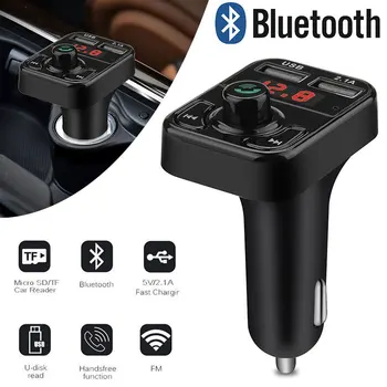 Vehemo MP3 Car FM Transmitter FM Transmitter Bluetooth Voltage Detection for Handfree FM Adapter Universal AUX Stereo
Vehemo MP3 Car FM Transmitter FM Transmitter Bluetooth Voltage Detection for Handfree FM Adapter Universal AUX Stereo