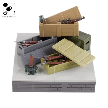 WW2 Military Weapon Boxs Building Blocks War Army Police Parts Soldiers Accessories Gun Chest Case Bricks Compatible Kids Toys
WW2 Military Weapon Boxs Building Blocks War Army Police Parts Soldiers Accessories Gun Chest Case Bricks Compatible Kids Toys