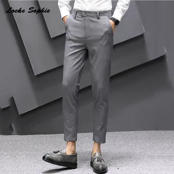1pcs Mens Plus size Pencil pants trousers 2020 Summer New Fashion cotton blend Splicing men Skinny business Pencil trousers 
1pcs Mens Plus size Pencil pants trousers 2020 Summer New Fashion cotton blend Splicing men Skinny business Pencil trousers