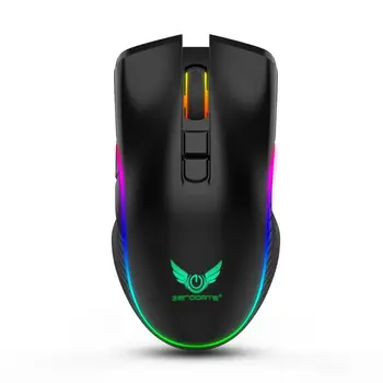 2.4Ghz Wireless Gaming Mouse Rechargeable 2400DPI Adjustable RGB Gamer Mice 
2.4Ghz Wireless Gaming Mouse Rechargeable 2400DPI Adjustable RGB Gamer Mice