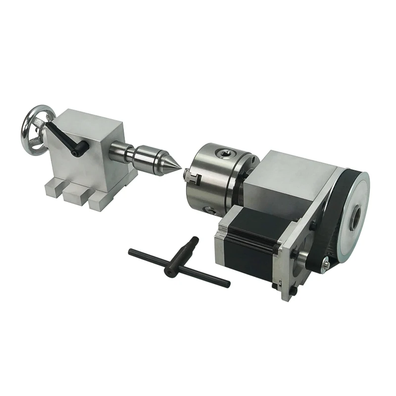 Tailstock and Rotary A Axis 4th Axis for CNC Router Engraver Milling Machine cnc rotary axis activity tailstock chuck 80mm
Tailstock and Rotary A Axis 4th Axis for CNC Router Engraver Milling Machine cnc rotary axis activity tailstock chuck 80mm