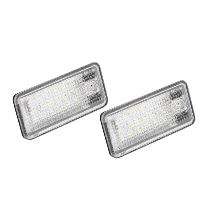 

Car LED License Number Plate Light Lamp White for -Audi A3 S3 8P A4 B6 B7 A5 A6 4F Q7 A8 S8 C6