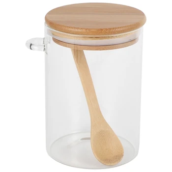 Food Storage Glass Jar Clear Sealed Canister Container with Lid and Spoon for Loose Tea Salt Sugar Coffee Bean Preservation
Food Storage Glass Jar Clear Sealed Canister Container with Lid and Spoon for Loose Tea Salt Sugar Coffee Bean Preservation
