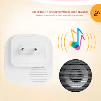 Door Bell Security Wireless Door Bell Welcome Chime Welcome Bell Infrared Alert Alarm Motion Sensor Detector Entrance Door Bell
Door Bell Security Wireless Door Bell Welcome Chime Welcome Bell Infrared Alert Alarm Motion Sensor Detector Entrance Door Bell