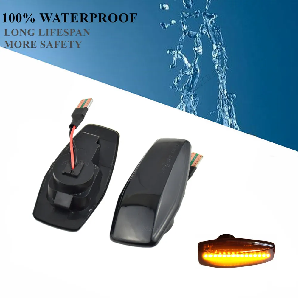 For Hyundai Elantra XD i10 Getz Sonata XG Tucson Terracan Coupe LED Dynamic Side Marker Sequential Turn Signal Light
For Hyundai Elantra XD i10 Getz Sonata XG Tucson Terracan Coupe LED Dynamic Side Marker Sequential Turn Signal Light