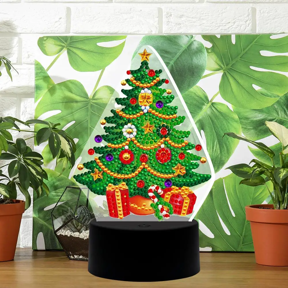 New Arrival Christmas Tree 5D Diamond Painting Lamp DIY Light 7 Colors Available Diamond Mosaic Crafts Home Decoration
New Arrival Christmas Tree 5D Diamond Painting Lamp DIY Light 7 Colors Available Diamond Mosaic Crafts Home Decoration