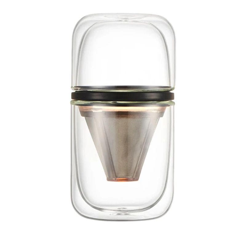 Mini Portable Drip Coffee Pot Brew Coffee Glass Pot Household Exclusive Cup Percolator Stainless Steel No Need Filter Black
Mini Portable Drip Coffee Pot Brew Coffee Glass Pot Household Exclusive Cup Percolator Stainless Steel No Need Filter Black