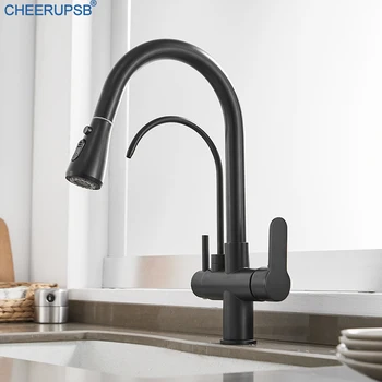 Pull Down Kitchen Filter Faucets Hot Cold Water Purifier Tap Sink Chrome Mixer Swivel Crane Flexible Black Brushed Steam Deck
Pull Down Kitchen Filter Faucets Hot Cold Water Purifier Tap Sink Chrome Mixer Swivel Crane Flexible Black Brushed Steam Deck