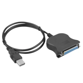 Durable Black 25-Pin Printer USB Adapter Cable 1.8M Suitable for IEEE 1284 Printer
Durable Black 25-Pin Printer USB Adapter Cable 1.8M Suitable for IEEE 1284 Printer