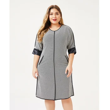 Big size Midi dress for Fat MM 2020 Women Spring Dress Loose Houndstooth plus size dresses women clothing party dress vestidos
Big size Midi dress for Fat MM 2020 Women Spring Dress Loose Houndstooth plus size dresses women clothing party dress vestidos