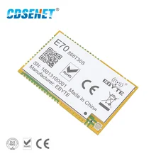 E70-868T30S CC1310 868MHz SMD 1W Wireless rf Module UART Modbus iot 868Mhz Transmitter and Receiver with RSSI
E70-868T30S CC1310 868MHz SMD 1W Wireless rf Module UART Modbus iot 868Mhz Transmitter and Receiver with RSSI