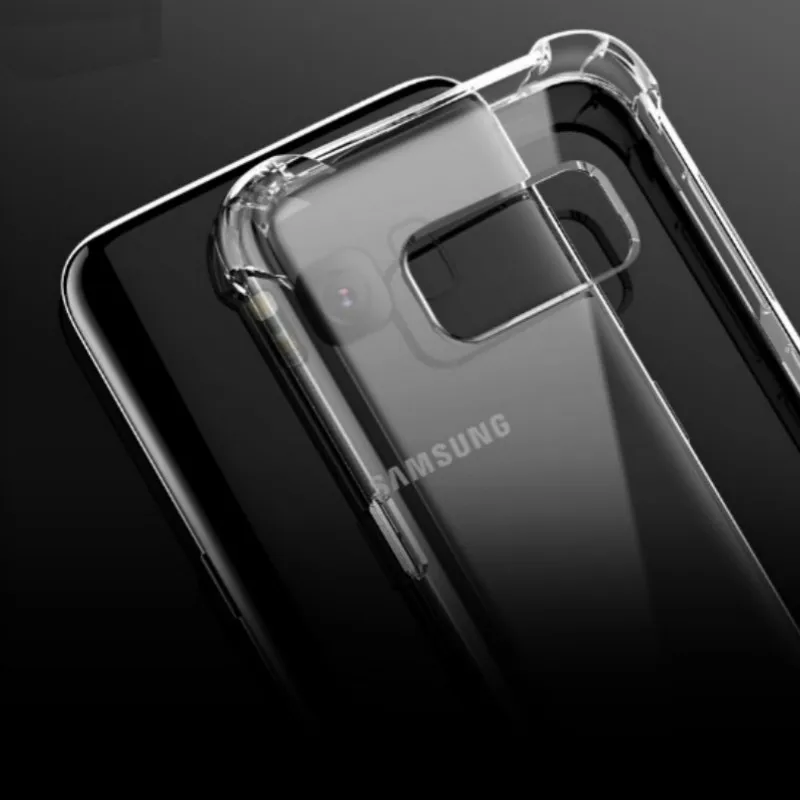 Противоударный армированный силиконовый чехол для Samsung Galaxy J4 J6 A6 A8 2018 S8 S9 Plus A3 A5 A7 J3