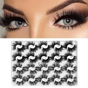 20 Pairs/Box Simulation Mink Eyelashes Nude Makeup Thick False Eyelashes Eyelashes E5S2
20 Pairs/Box Simulation Mink Eyelashes Nude Makeup Thick False Eyelashes Eyelashes E5S2