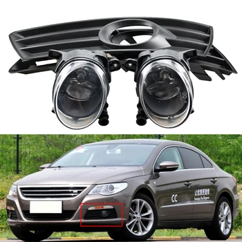 2pcs Left & Right Car-Styling Front Bumper Fog Lamp Light and Grille Cover For Passat CC 2008 2009 2010 2011 2012
2pcs Left & Right Car-Styling Front Bumper Fog Lamp Light and Grille Cover For Passat CC 2008 2009 2010 2011 2012