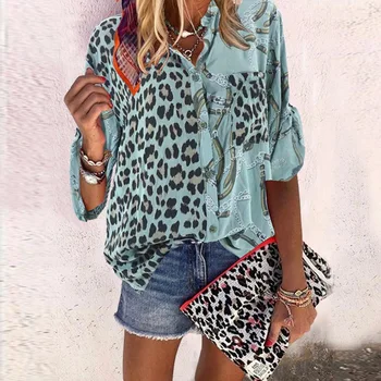 2020 Spring Women Leisure Blouses Tops Women Leopard Print Work Office Blouse Shirt Lady Stylish Long Sleeve Blouses Femmes 5XL
2020 Spring Women Leisure Blouses Tops Women Leopard Print Work Office Blouse Shirt Lady Stylish Long Sleeve Blouses Femmes 5XL