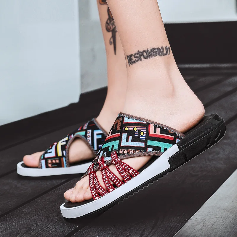Summer Camouflage Trend of Fashion Ethnic-Style Slipper Korean-style Casual A- line Sandals Breathable MEN'S SHOES
Summer Camouflage Trend of Fashion Ethnic-Style Slipper Korean-style Casual A- line Sandals Breathable MEN'S SHOES