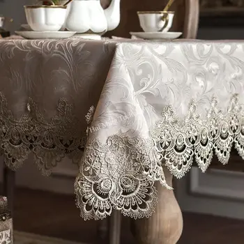Europe Luxury Embroidered Tablecloth Table Dining Table Cover Little Gray Table Cloth Lace Coffee Table Flag Cushion Cover Set
Europe Luxury Embroidered Tablecloth Table Dining Table Cover Little Gray Table Cloth Lace Coffee Table Flag Cushion Cover Set