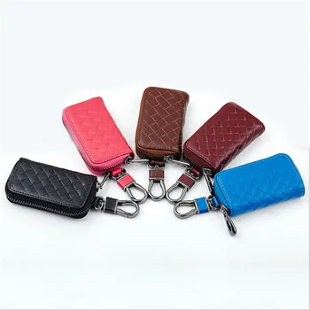 Man Ring Case Holder Cowhide Car Key Bag PU Leather New Woven Pattern Men And Women Remote Control Housekeeper Key Bag 
Man Ring Case Holder Cowhide Car Key Bag PU Leather New Woven Pattern Men And Women Remote Control Housekeeper Key Bag