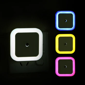 Light Sensor Control Led Night Light Wall Lamp Plug Type Led Night Lamp for Home Hallway Baby Bedroom US EU plug
Light Sensor Control Led Night Light Wall Lamp Plug Type Led Night Lamp for Home Hallway Baby Bedroom US EU plug