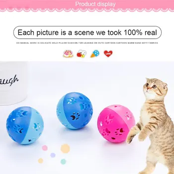 HOT! Funny Interactive Cat Self-excited Toy Paw Print Candy Color Hollowed-out Bell Interactive Cat Toy Bell Ball Pet Supplies
HOT! Funny Interactive Cat Self-excited Toy Paw Print Candy Color Hollowed-out Bell Interactive Cat Toy Bell Ball Pet Supplies