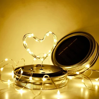 6pcs Jar Lights 20 LED Solar Colorful Fairy String Lights Lids Insert For Garden Yard Party Wedding Christmas Decorative Lights
6pcs Jar Lights 20 LED Solar Colorful Fairy String Lights Lids Insert For Garden Yard Party Wedding Christmas Decorative Lights