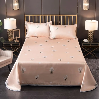 Flat Sheet Ice Cotton Fabric Light Color Printing Bed Sheet Full Cover Cold Feeling Sheets Summer Bedding Set King Queen Size
Flat Sheet Ice Cotton Fabric Light Color Printing Bed Sheet Full Cover Cold Feeling Sheets Summer Bedding Set King Queen Size