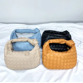 2020 Newest Luxury Designer Nude Woven Shoulder Bag Black Knot Braid Handbag Genuine Leather Soft Totebag
2020 Newest Luxury Designer Nude Woven Shoulder Bag Black Knot Braid Handbag Genuine Leather Soft Totebag