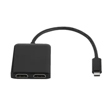 USB C to Dual Displayport Adapter,USB 3.1 Type C/Thunderbolt 3 to Dual Displayport DP Adapter 4K 30Hz USB-C to DP MST Hub
USB C to Dual Displayport Adapter,USB 3.1 Type C/Thunderbolt 3 to Dual Displayport DP Adapter 4K 30Hz USB-C to DP MST Hub