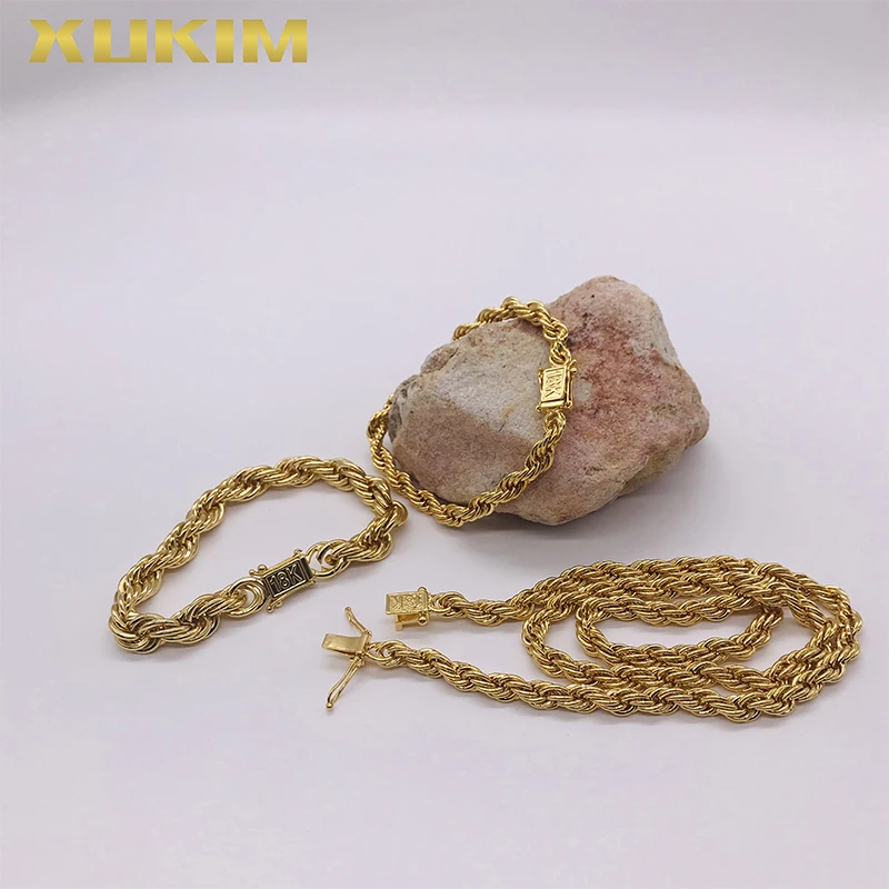 Xukim ювелирные изделия Cordell цепочка kejsarшироnk kejsarlank kejsarlмозk 10 мм золотая коробка