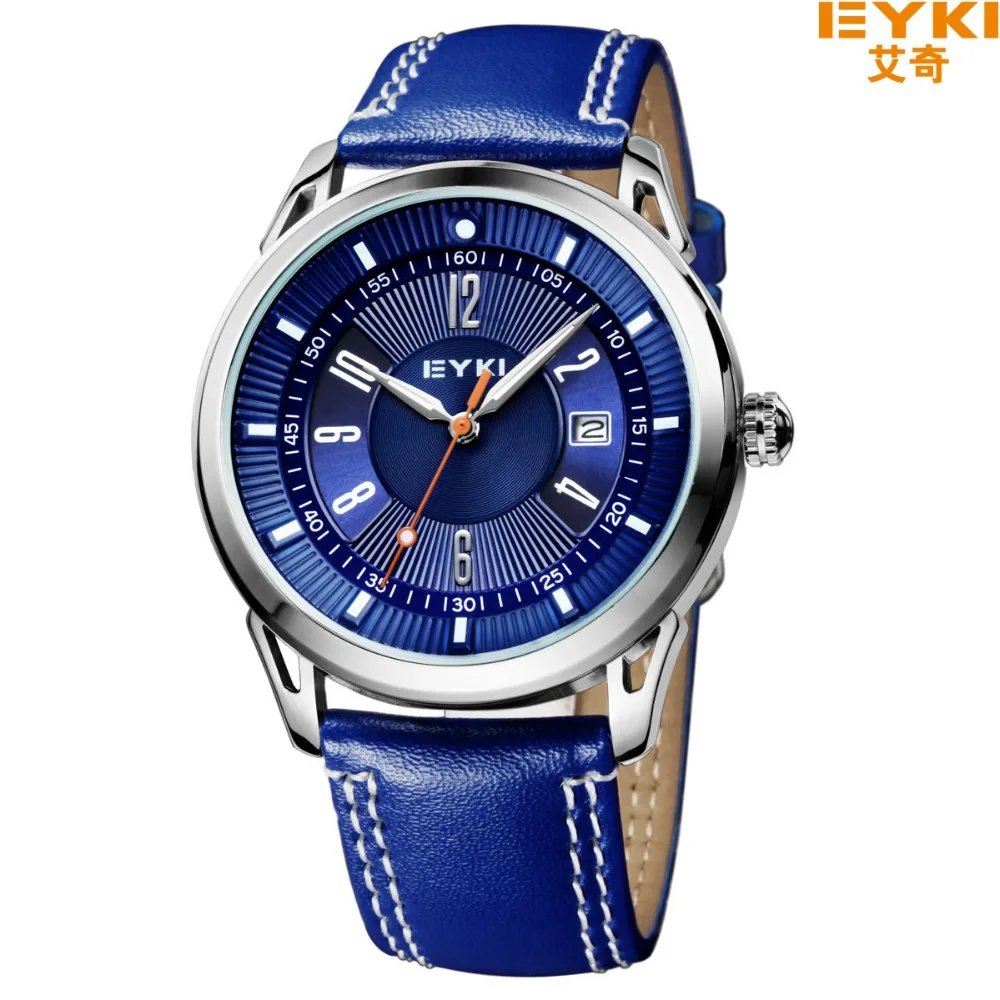 Eyki Brand Genuine Leather Strap Men Watches Casual Fashion Waterproof Quartz Watch Sports Calendar Watch Relogio Masculino
Eyki Brand Genuine Leather Strap Men Watches Casual Fashion Waterproof Quartz Watch Sports Calendar Watch Relogio Masculino