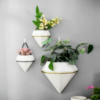 Simple Style Home Wall Hanging Plant Flower Pots Ceramic Planter Metal Stand Box Holder Home Decor
Simple Style Home Wall Hanging Plant Flower Pots Ceramic Planter Metal Stand Box Holder Home Decor