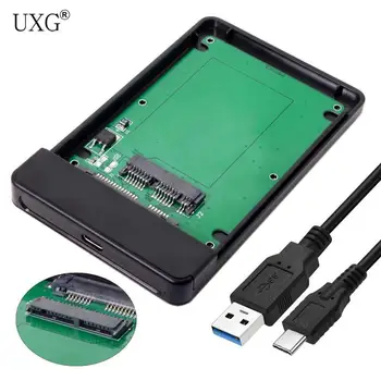 USB 3.1 Type-C USB-C to 1.8 inch Micro SATA 16pin 7+9 SSD to External Hard disk Enclosure
USB 3.1 Type-C USB-C to 1.8 inch Micro SATA 16pin 7+9 SSD to External Hard disk Enclosure